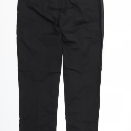 Tara Jarmon Womens Black   Cropped Trousers Size 12 L27 in