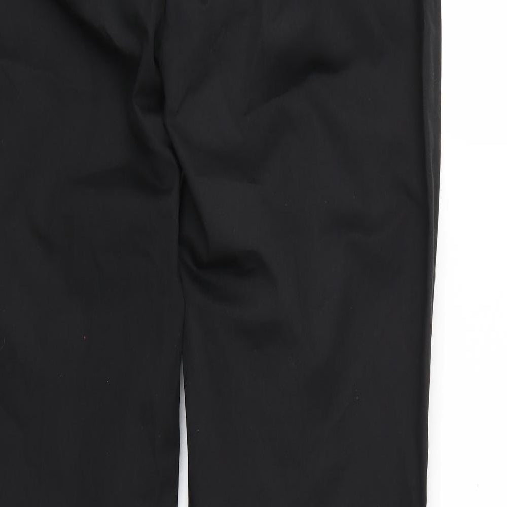 Tara Jarmon Womens Black   Cropped Trousers Size 12 L27 in