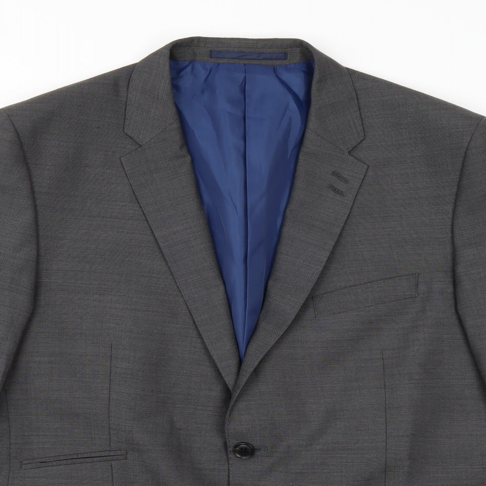 Marks and Spencer Mens Grey   Jacket Suit Jacket Size 44