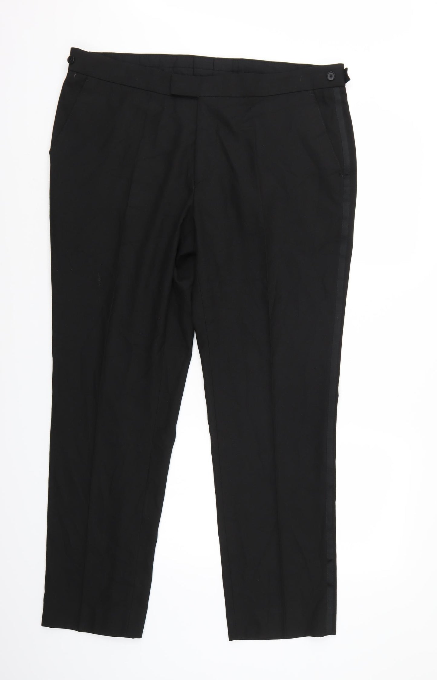 Preworn Mens Black   Trousers  Size 40 L30 in