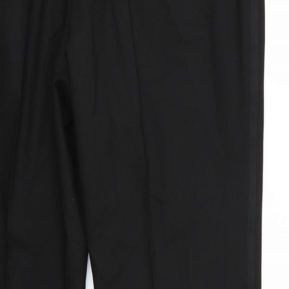 Preworn Mens Black   Trousers  Size 40 L30 in