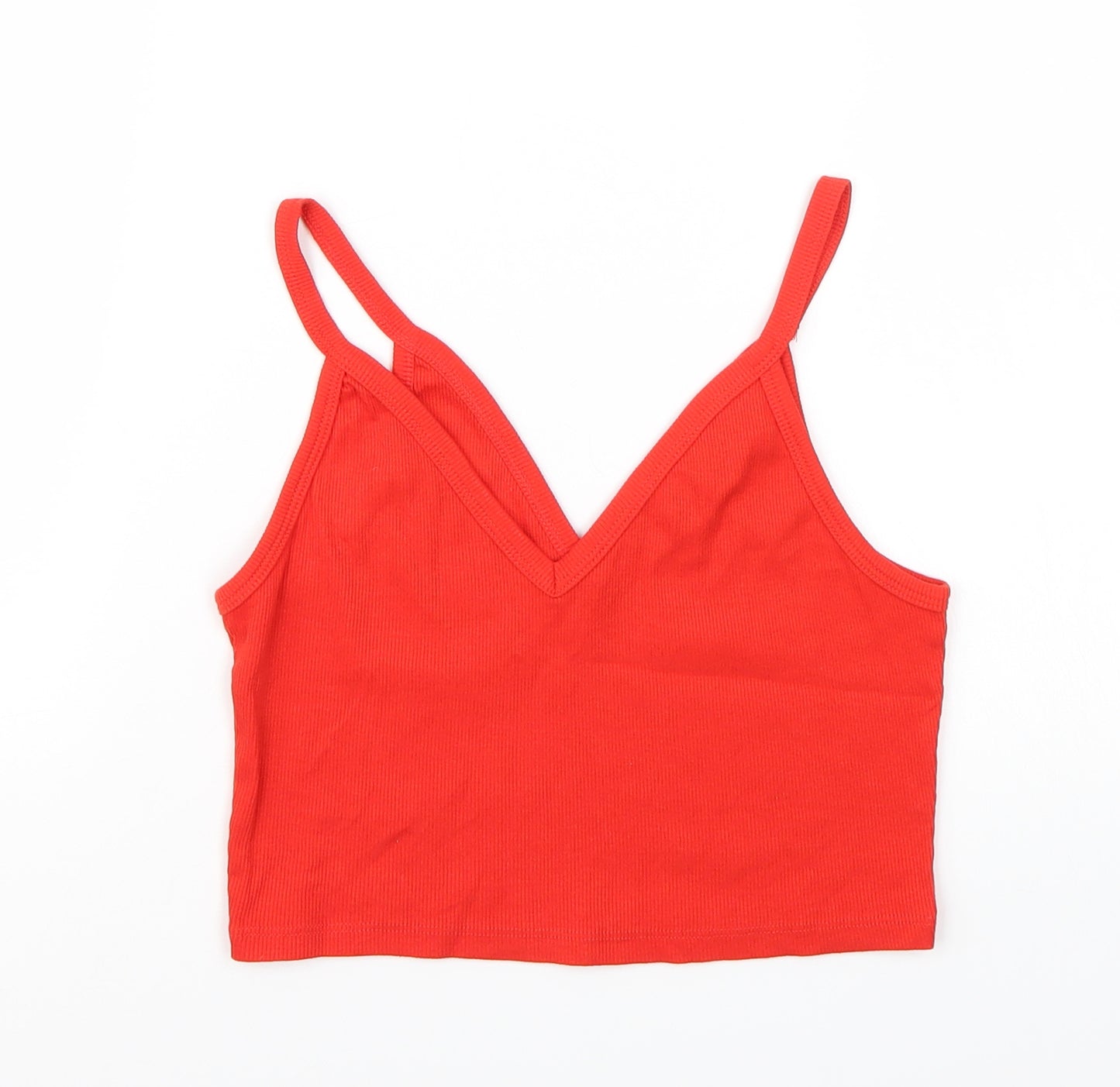 Zara Womens Red   Basic Tank Size S
