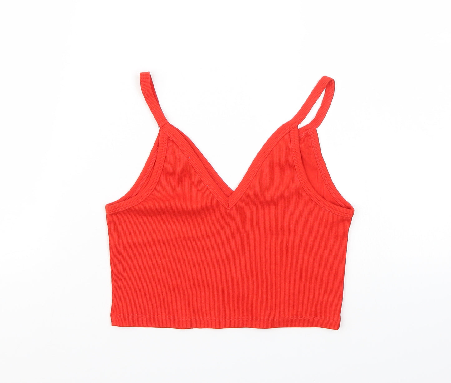 Zara Womens Red   Basic Tank Size S