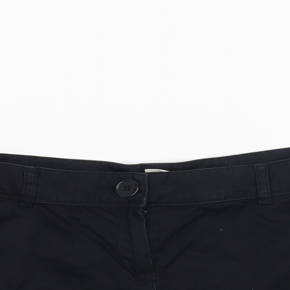 Preworn Womens Black   Hot Pants Shorts Size 12
