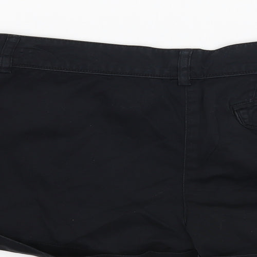 Preworn Womens Black   Hot Pants Shorts Size 12