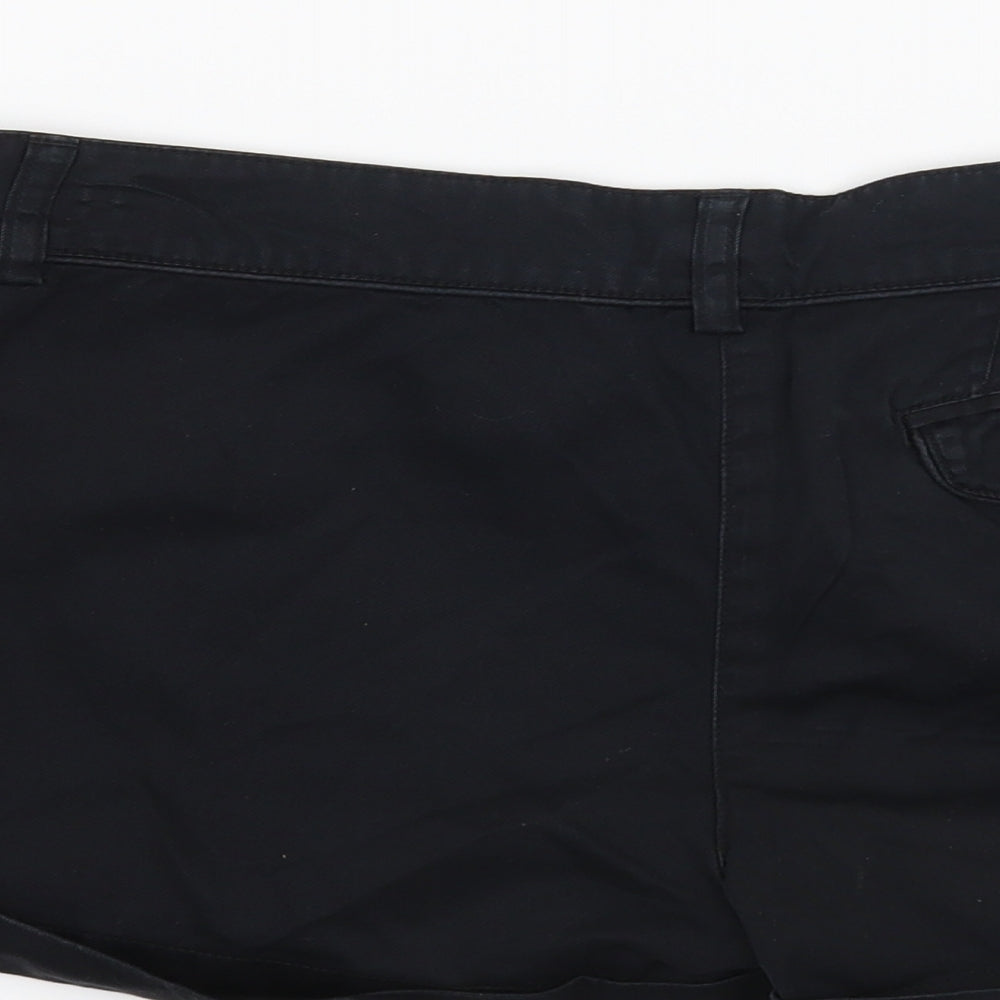 Preworn Womens Black   Hot Pants Shorts Size 12
