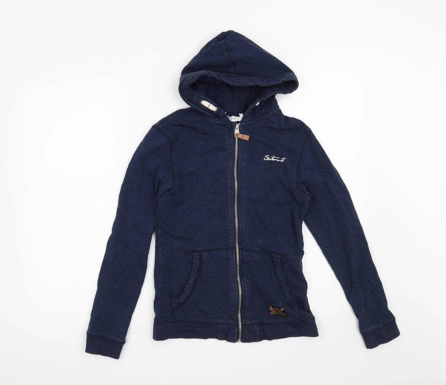 H&M Boys Blue   Full Zip Hoodie Size 11-12 Years