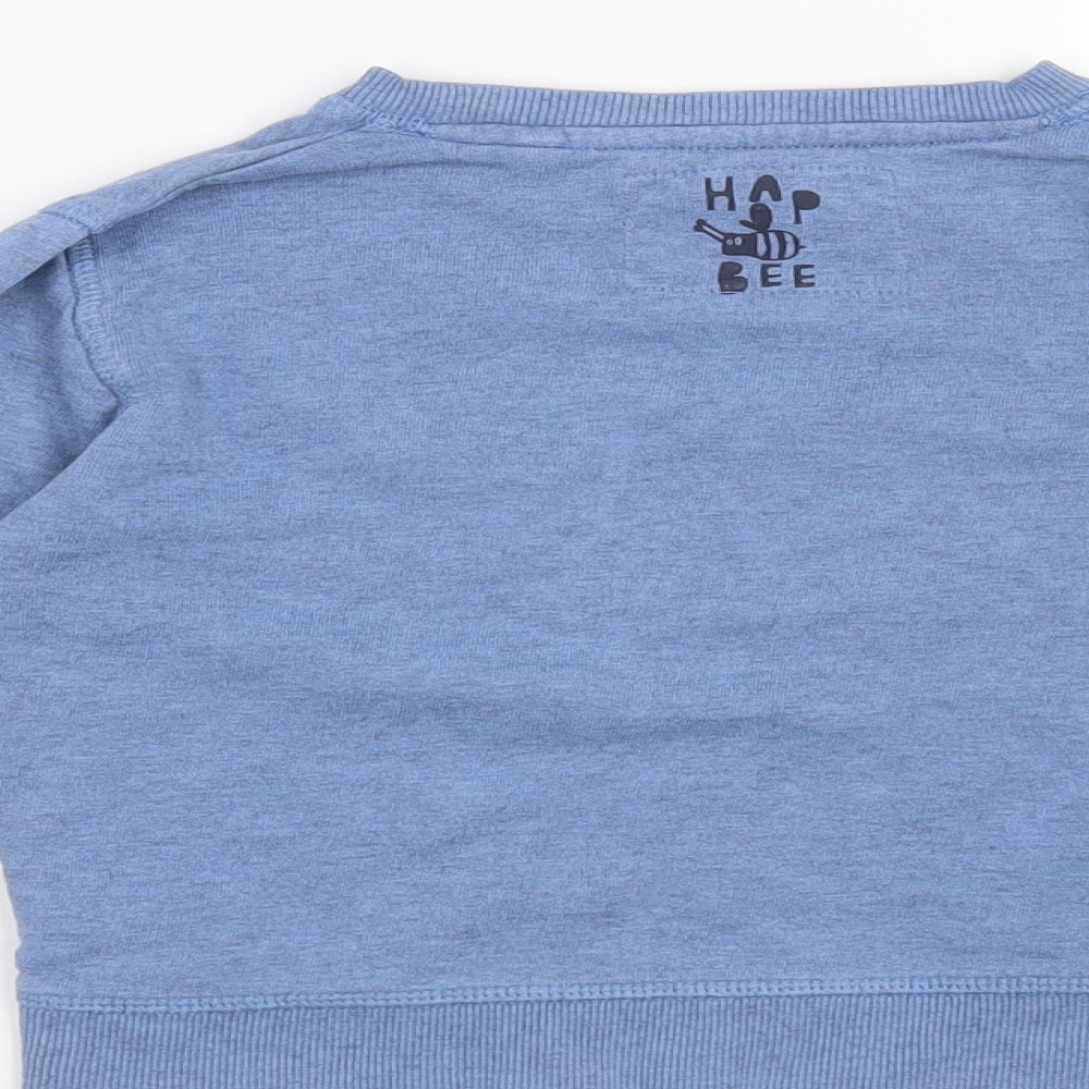 NEXT Boys Blue   Pullover Sweatshirt Size 2-3 Years  - Boys will be Boys