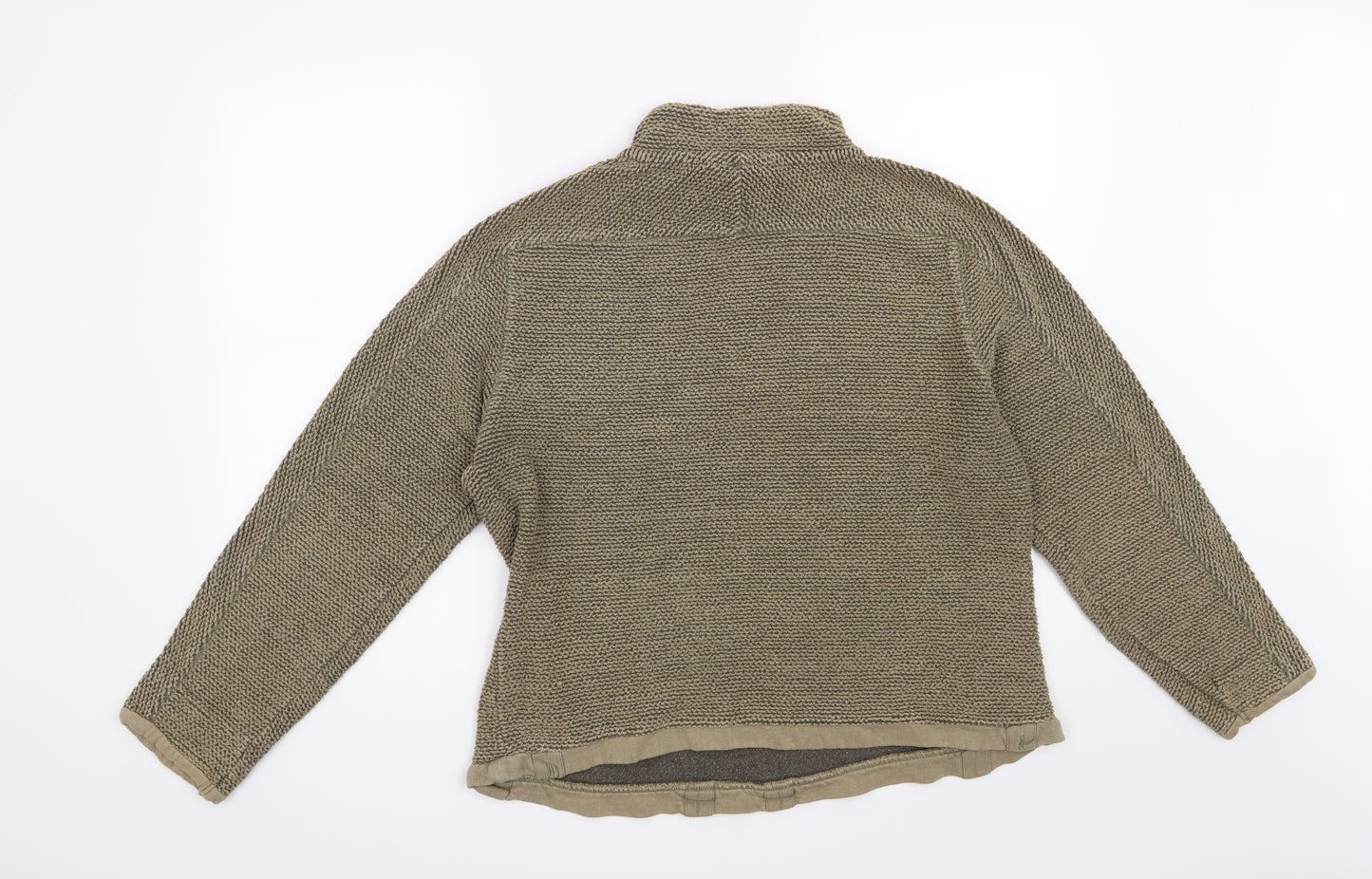 WEIRDFISH Mens Beige   Pullover Sweatshirt Size L