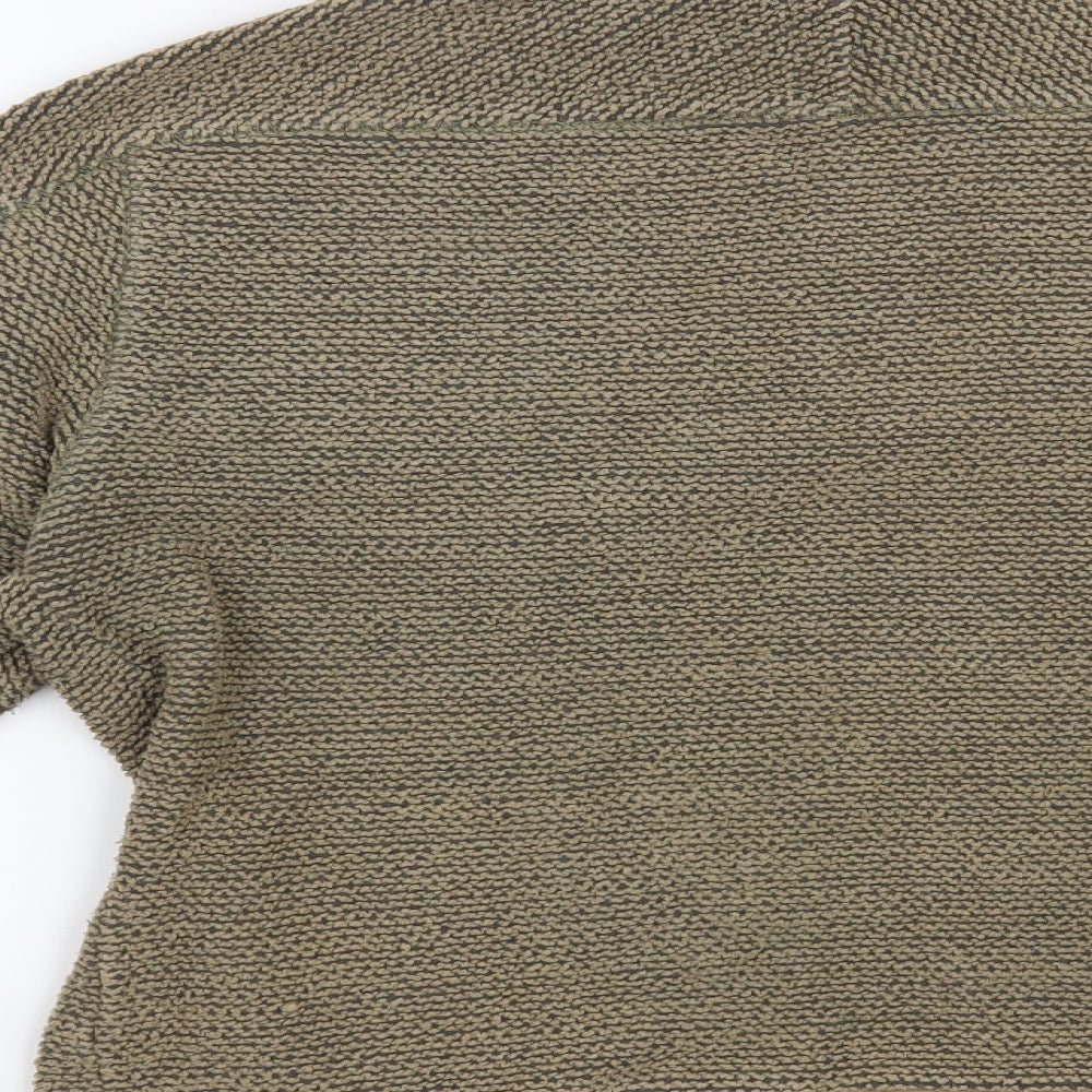 WEIRDFISH Mens Beige   Pullover Sweatshirt Size L