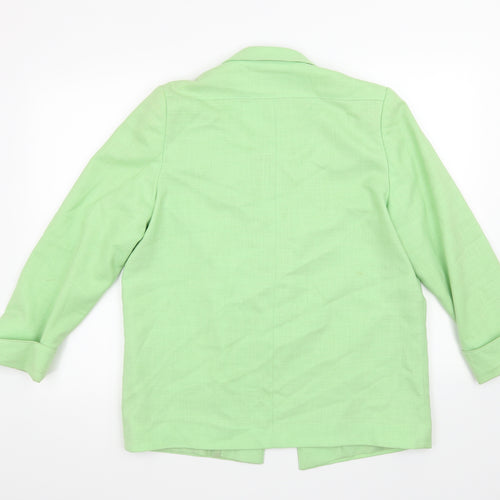 Miss Smith Womens Green   Jacket Blazer Size 10