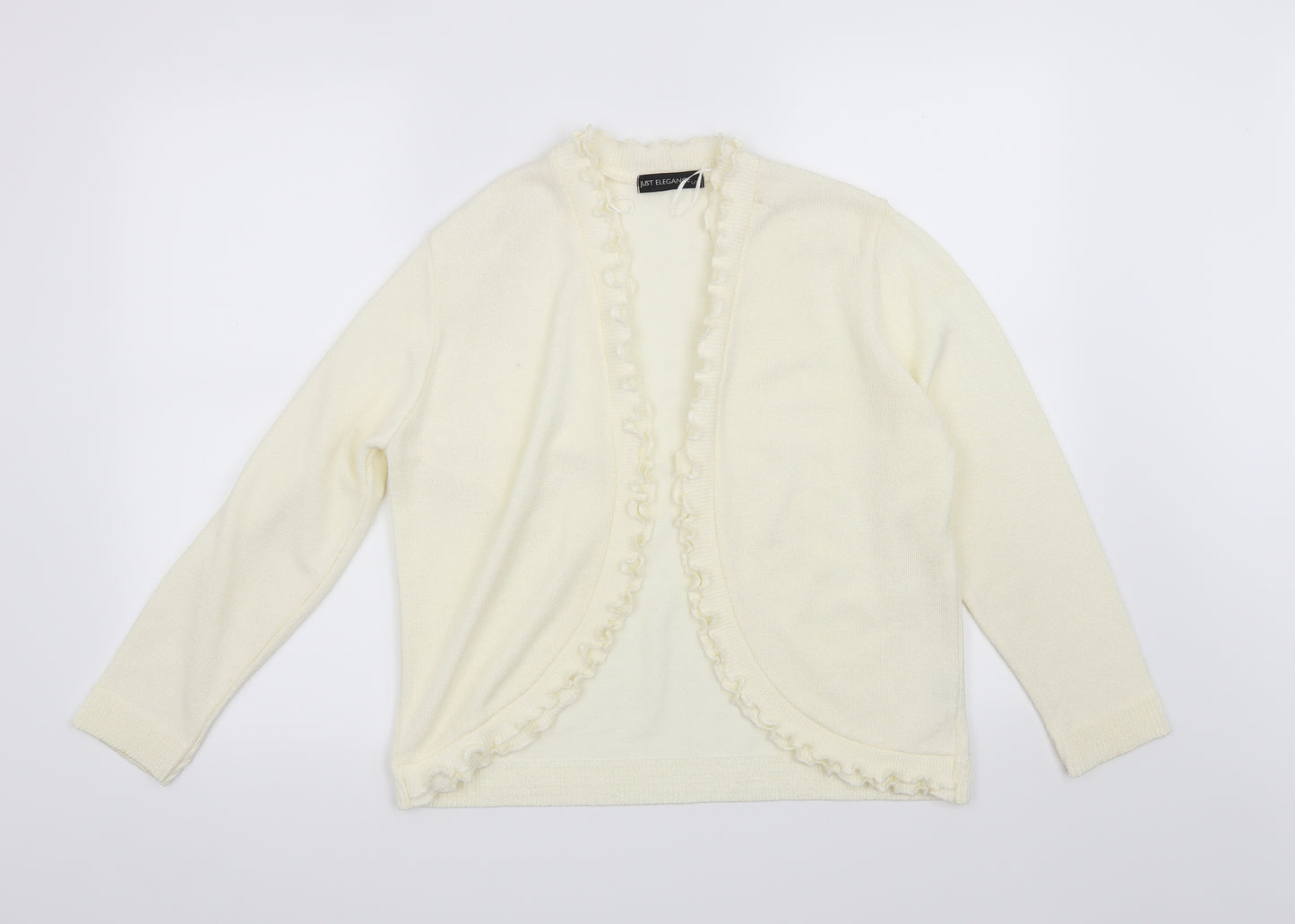 Just Elegance Womens Beige   Cardigan Jumper Size L
