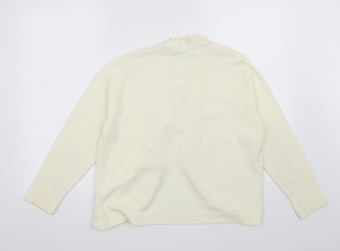 Just Elegance Womens Beige   Cardigan Jumper Size L