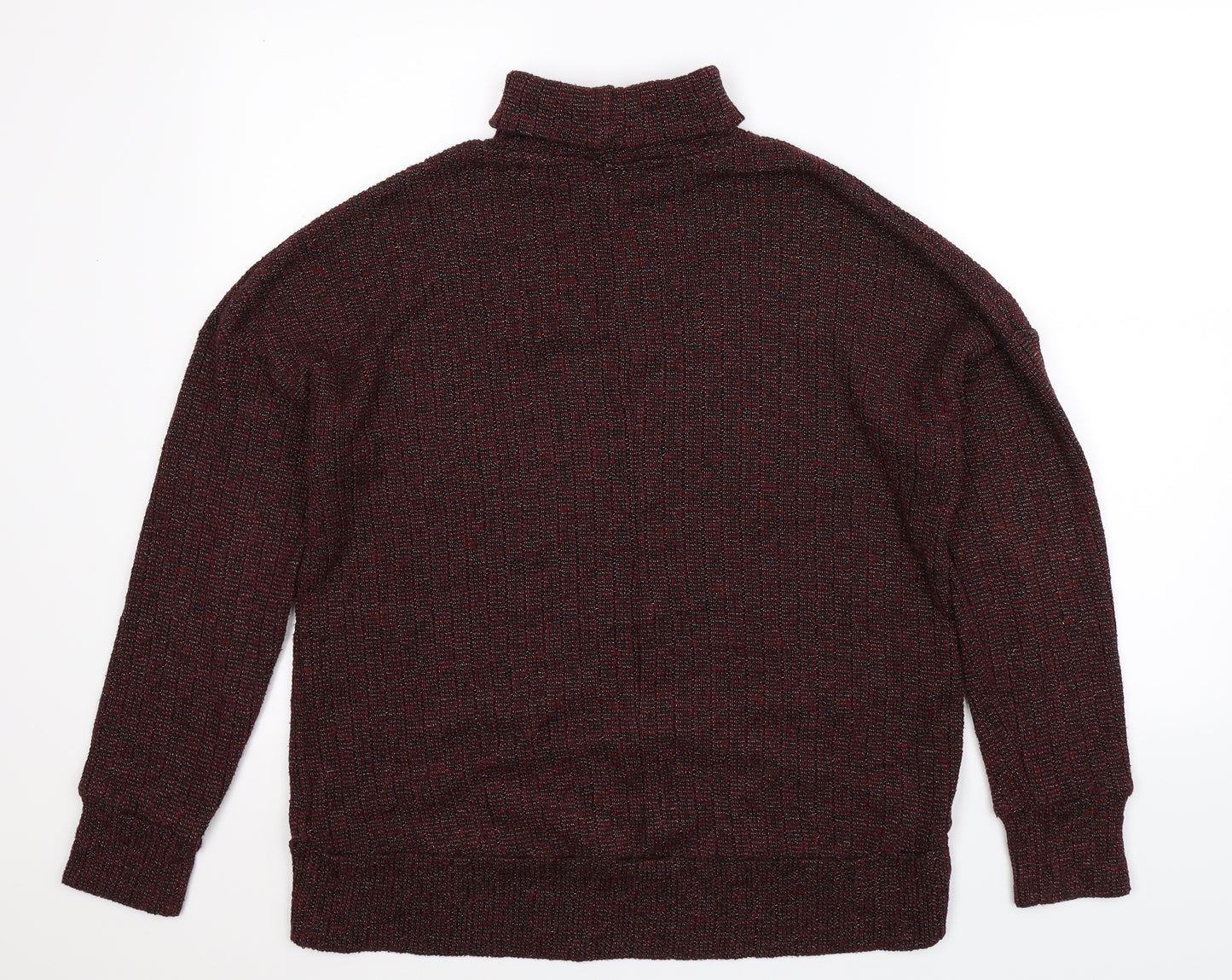 Topshop Womens Brown  Knit Pullover Jumper Size 10