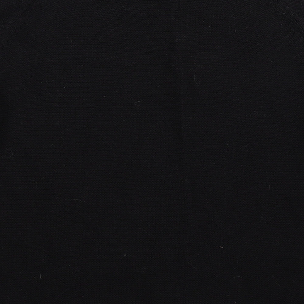 Select Womens Black  Knit Pullover Jumper Size 16