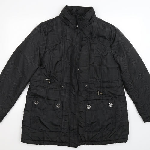 BHS Womens Grey Check  Jacket  Size 20