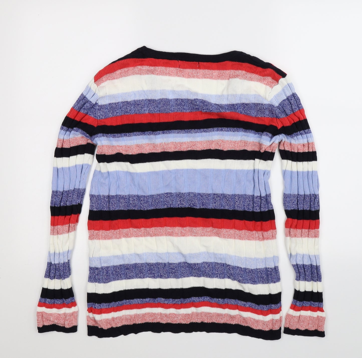 Papaya Womens Multicoloured Striped Knit Pullover Jumper Size M