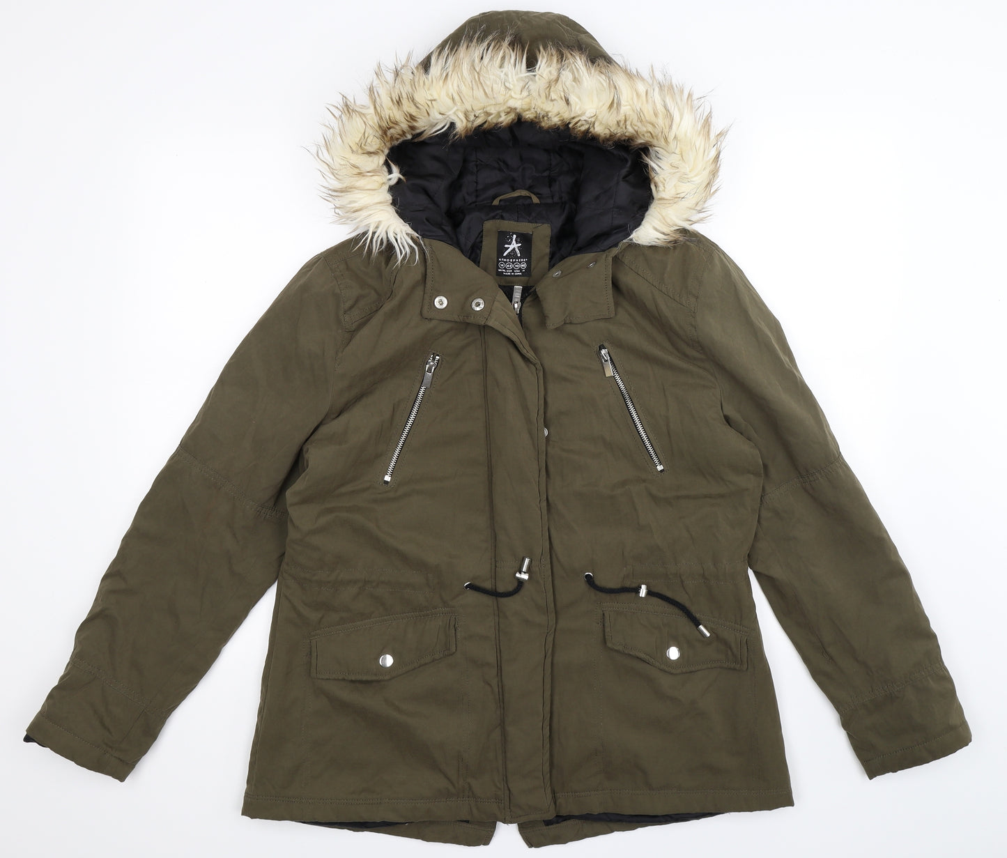 Atmosphere Womens Green   Jacket Coat Size 14