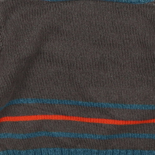 Mini Club Boys Grey  Knit Pullover Jumper Size 9-12 Months
