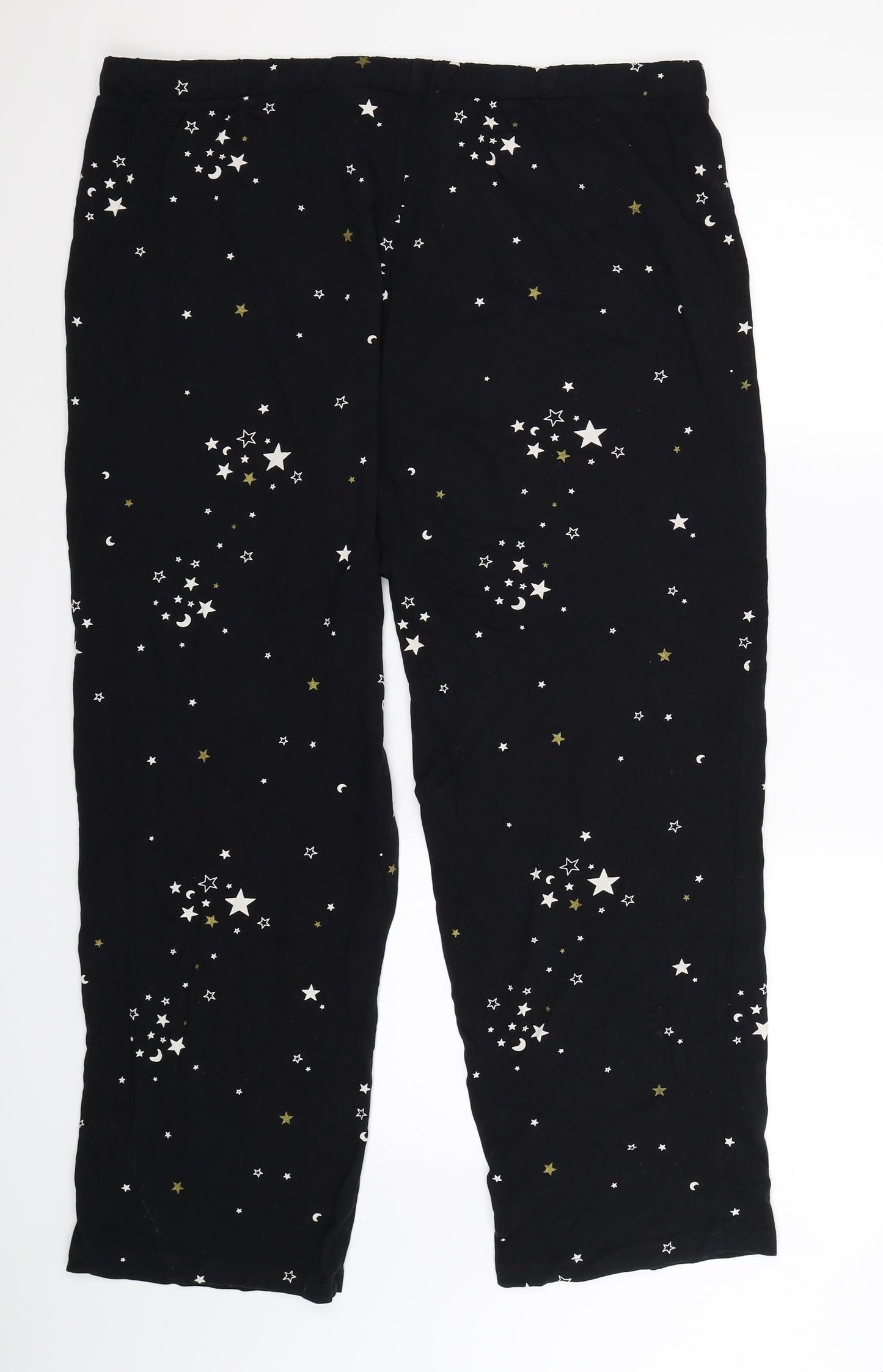 NEXT Womens Black Geometric  Cami Lounge Pants Size 22