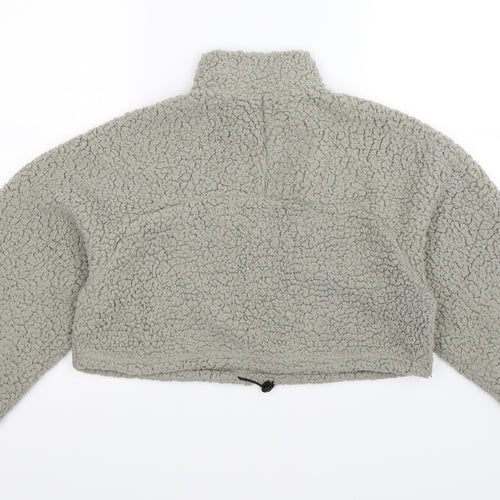 SheIn Womens Grey  Fleece Jacket  Size S