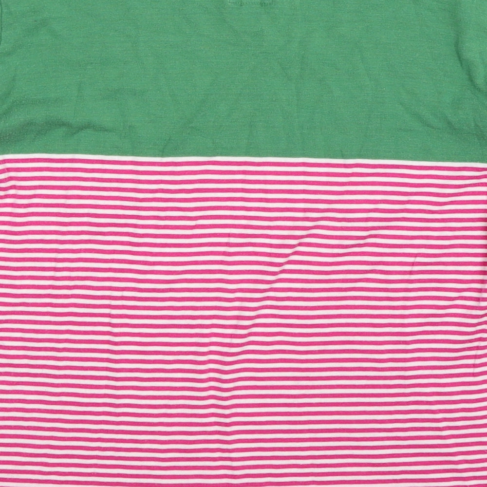 Joules Womens Multicoloured Striped  Basic T-Shirt Size 16