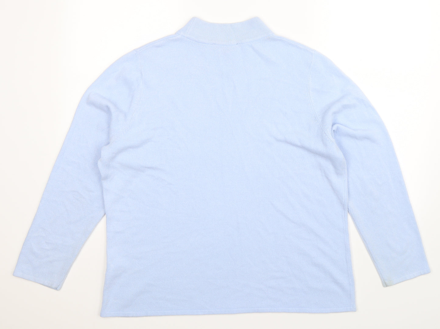 Bonmarché Womens Blue  Knit Pullover Jumper Size 22