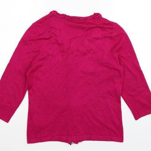 Gerry Weber Womens Pink  Knit Cardigan Jumper Size 10