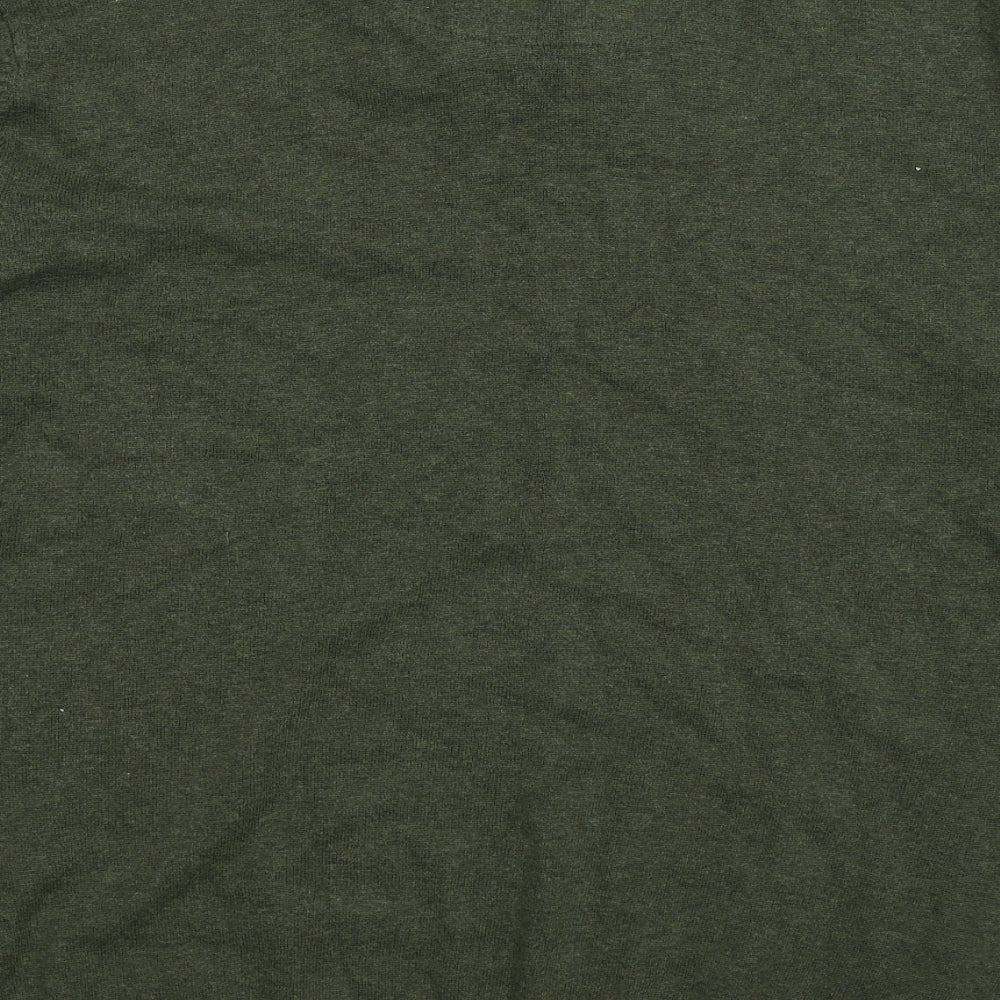 Lincoln Mens Green  Knit Pullover Jumper Size XL
