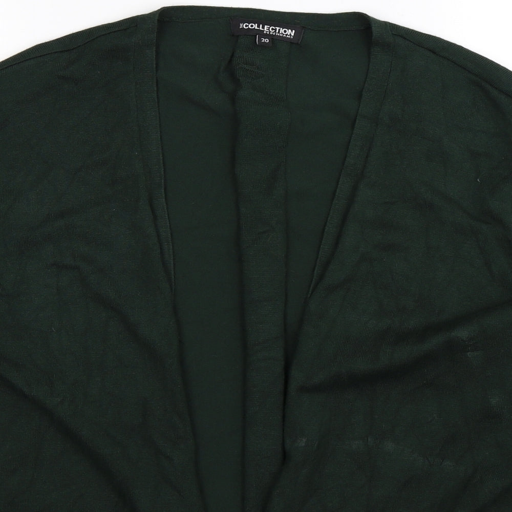 Debenhams Womens Green  Knit Cardigan Jumper Size 20