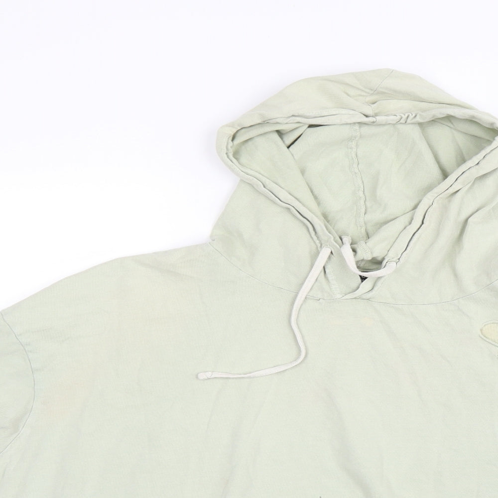 New Look Mens Green   Pullover Hoodie Size M