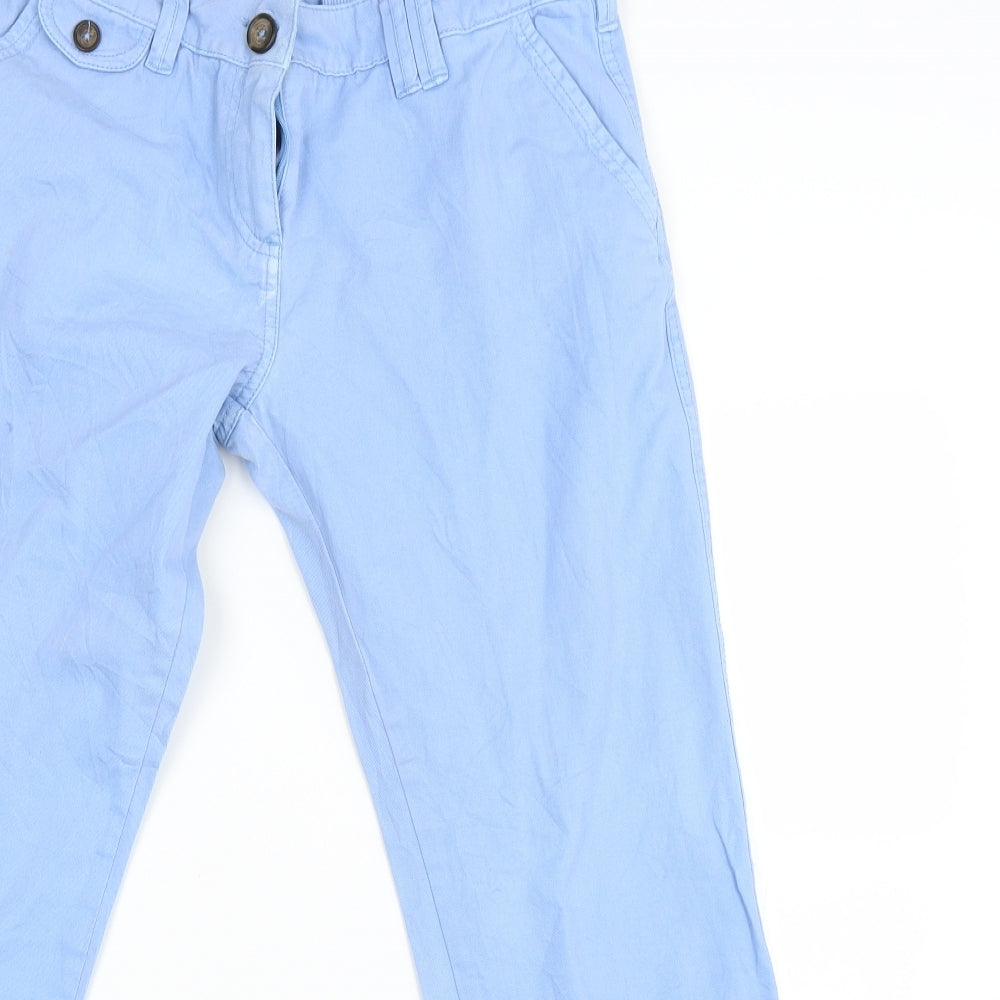 NEXT Womens Blue   Chino Trousers Size 12 L25 in