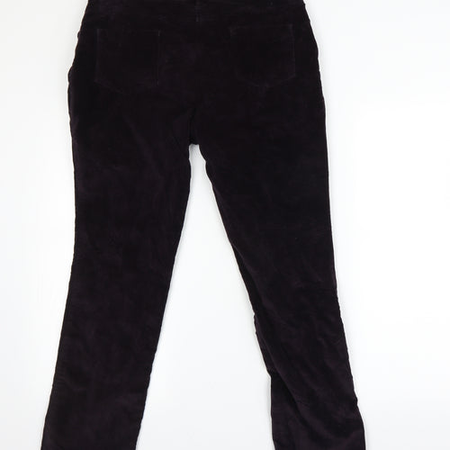 Peruna Womens Purple   Straight Jeans Size 14 L26 in