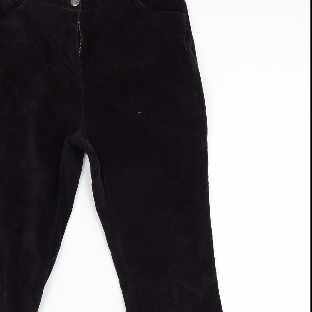 Peruna Womens Purple   Straight Jeans Size 14 L26 in