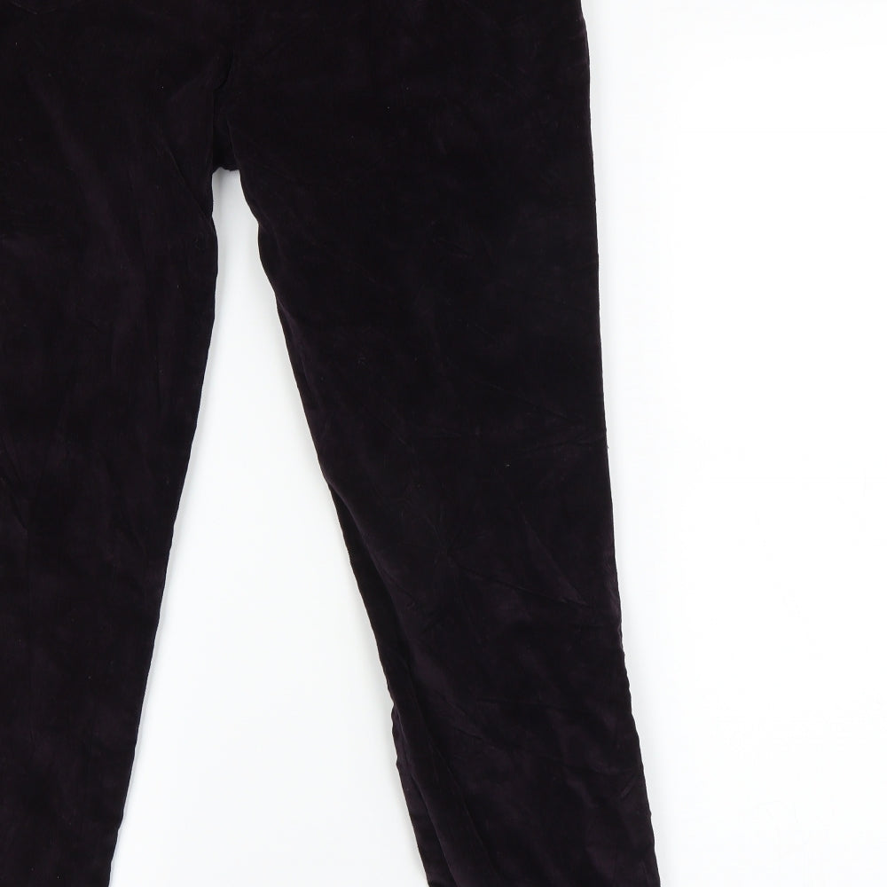 Peruna Womens Purple   Straight Jeans Size 14 L26 in