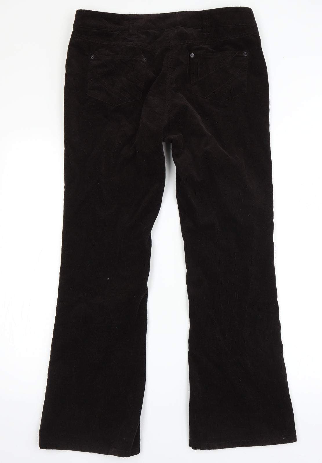 Monsoon Womens Brown Houndstooth  Straight Jeans Size 12 L27 in