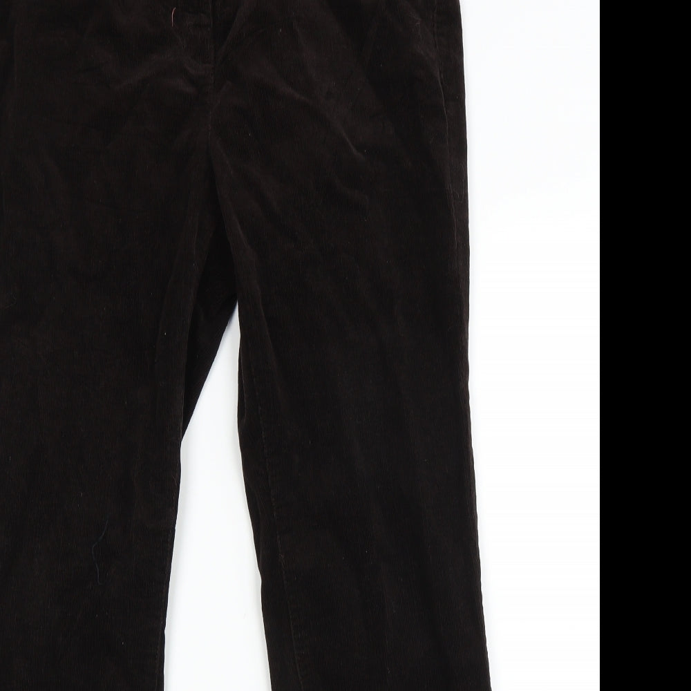 Monsoon Womens Brown Houndstooth  Straight Jeans Size 12 L27 in