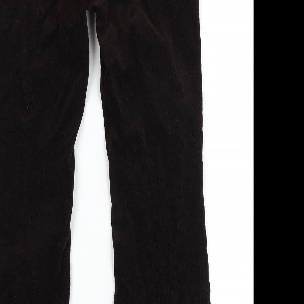 Monsoon Womens Brown Houndstooth  Straight Jeans Size 12 L27 in