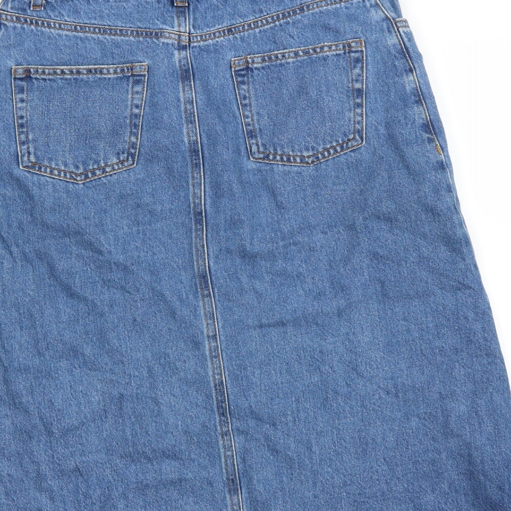 tu  Womens Blue   A-Line Skirt Size 10