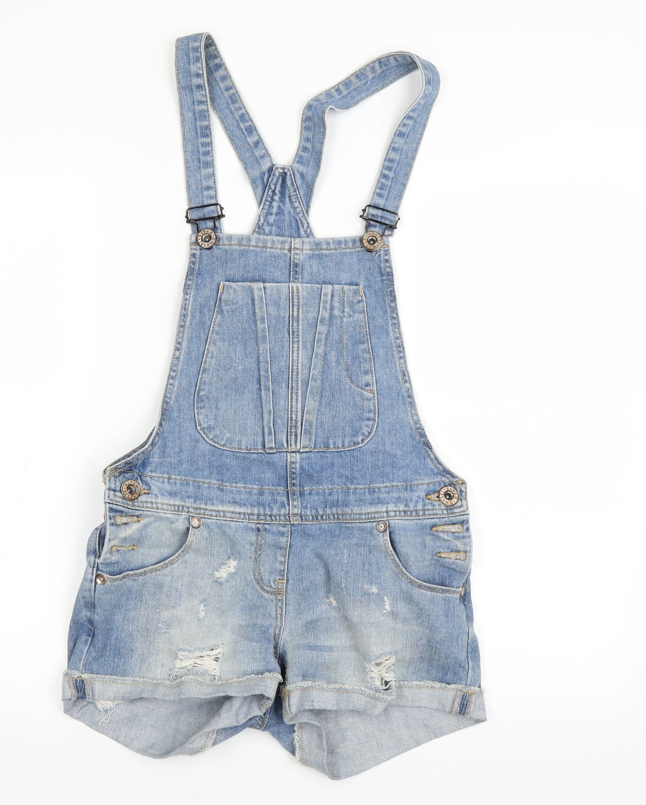 River Island Womens Blue Ikat  Dungaree One-Piece Size 6