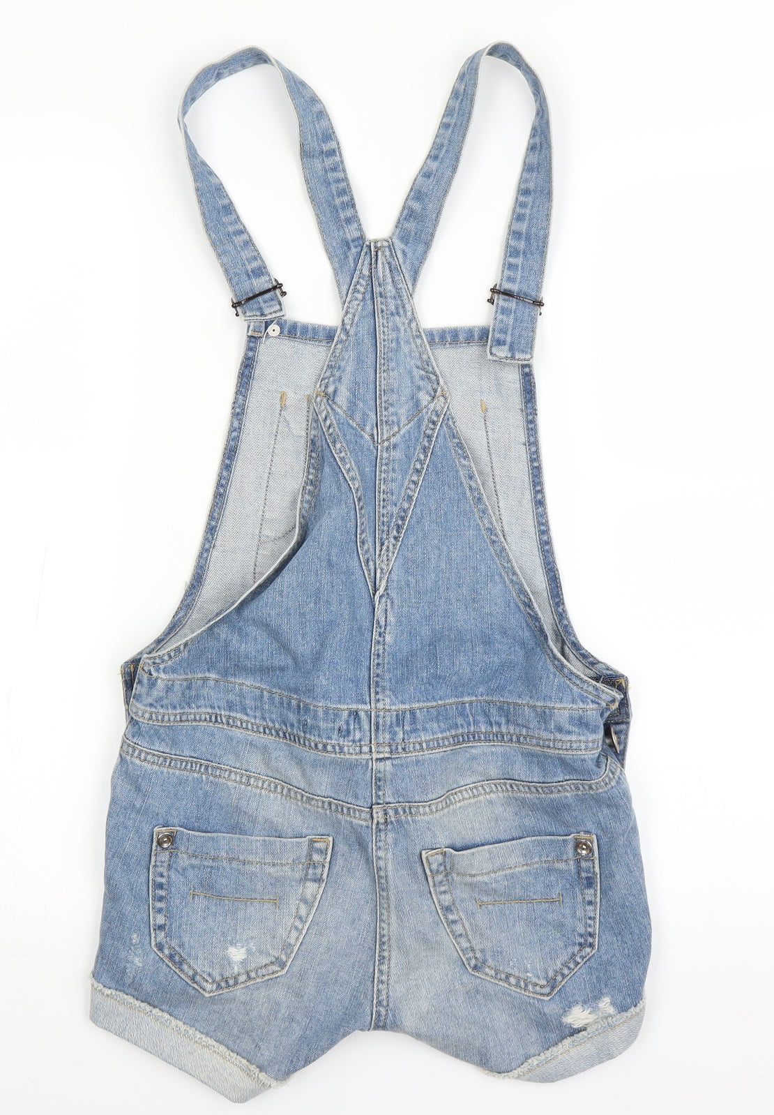 River Island Womens Blue Ikat  Dungaree One-Piece Size 6