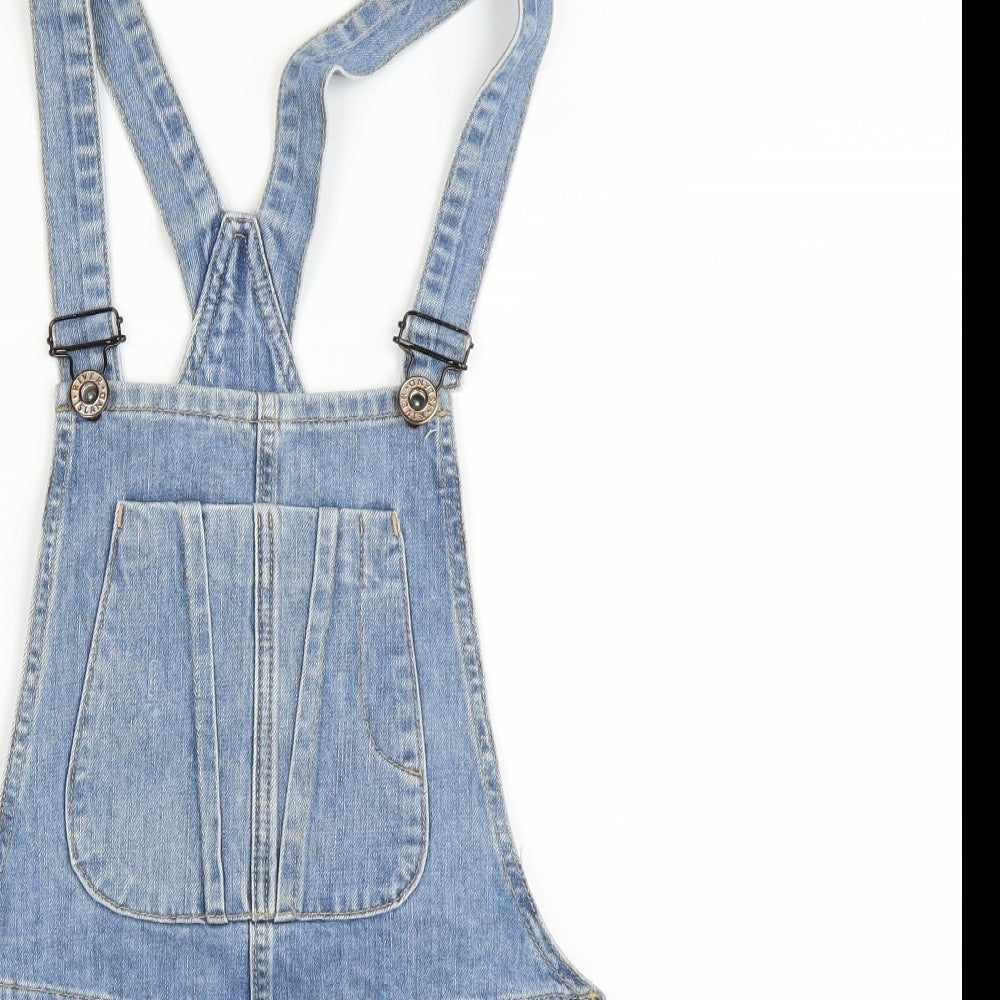 River Island Womens Blue Ikat  Dungaree One-Piece Size 6