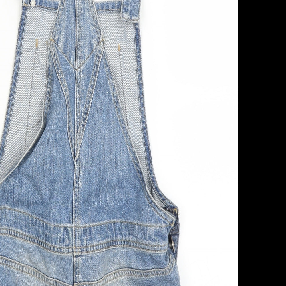 River Island Womens Blue Ikat  Dungaree One-Piece Size 6