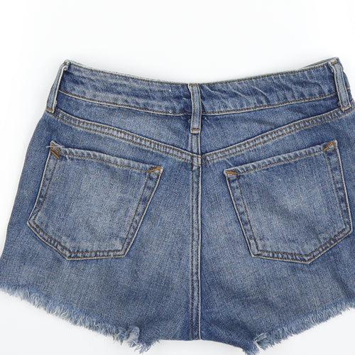 BDG Womens Blue   Cut-Off Shorts Size 4