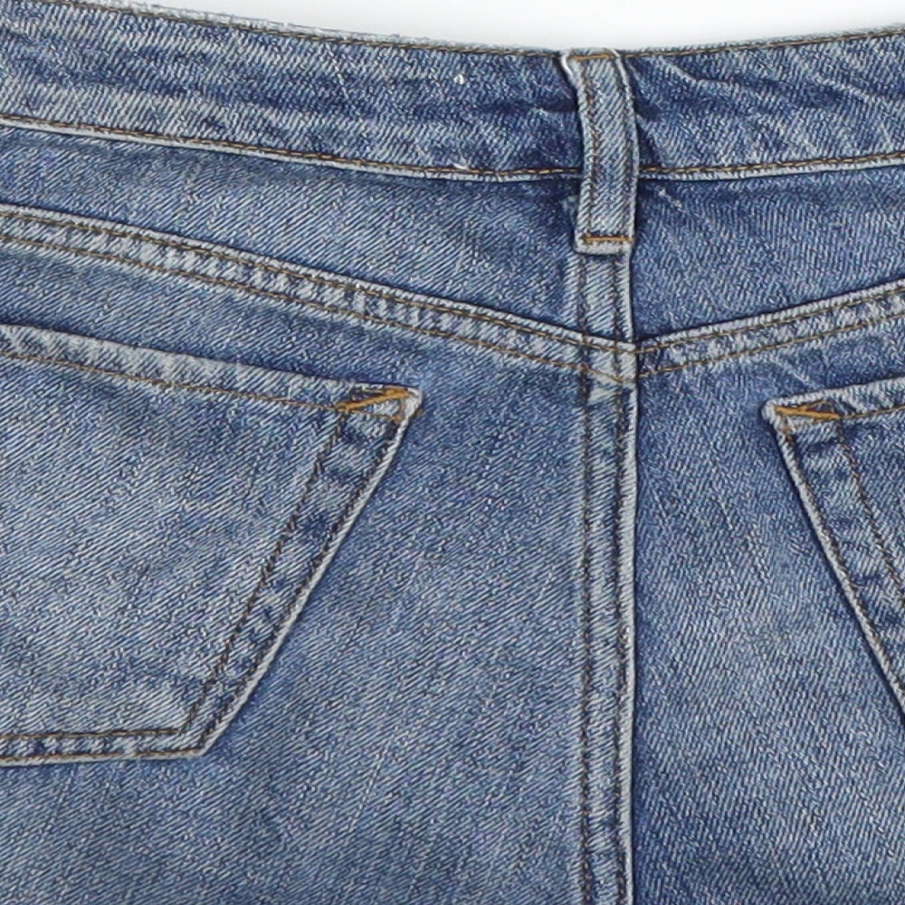 BDG Womens Blue   Cut-Off Shorts Size 4