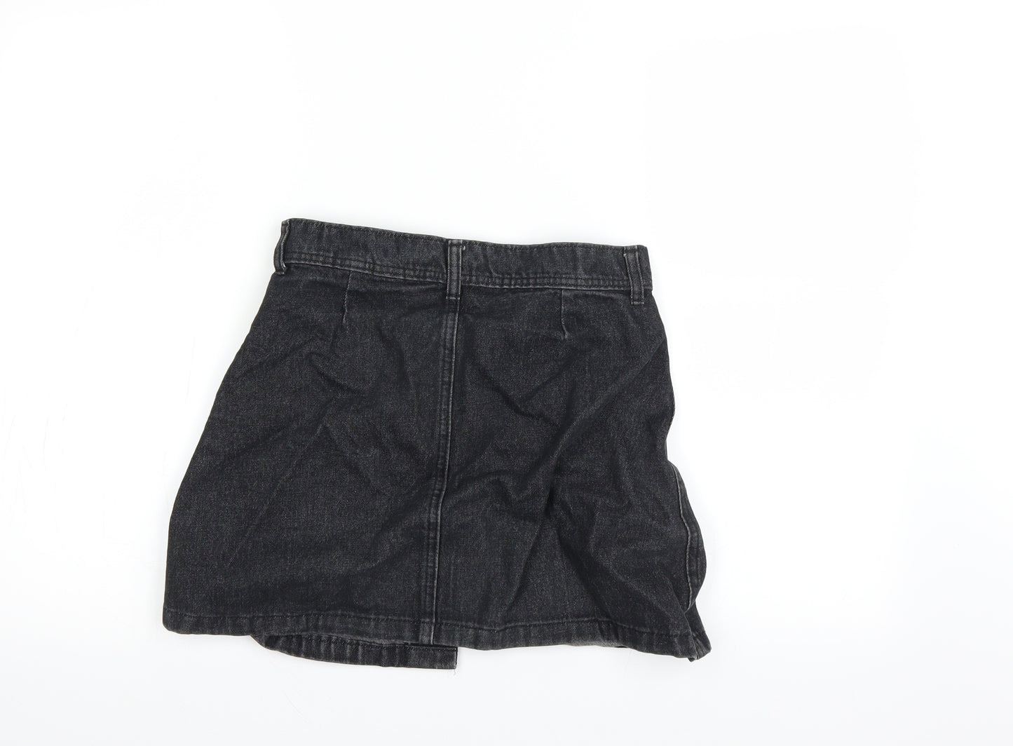 Preworn Womens Black   A-Line Skirt Size 8