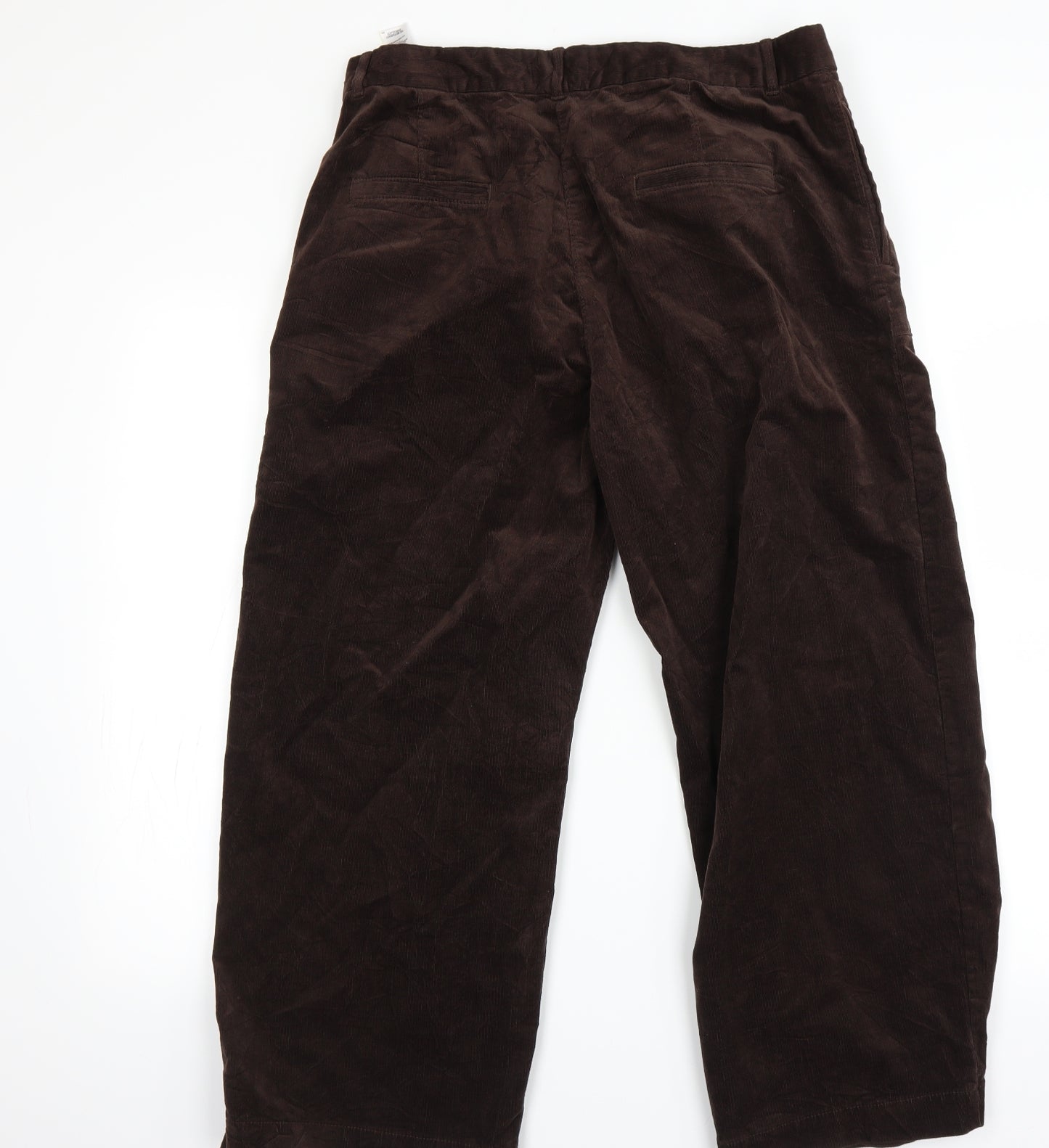Peruna Womens Brown Houndstooth  Straight Jeans Size 16 L24.5 in