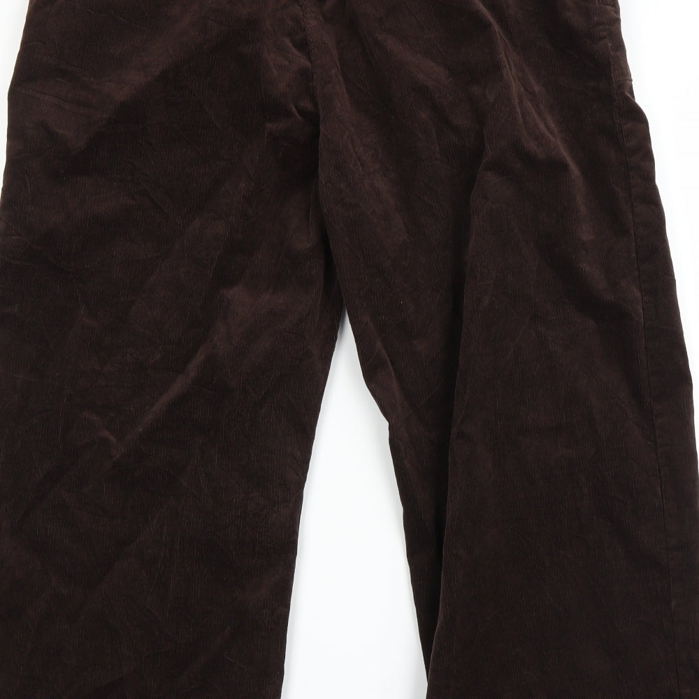 Peruna Womens Brown Houndstooth  Straight Jeans Size 16 L24.5 in