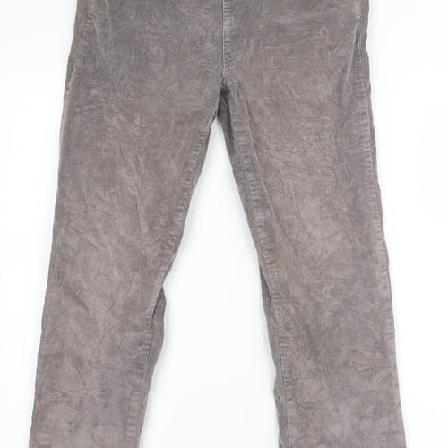 Cotton Traders Womens Grey   Trousers  Size 12 L23 in