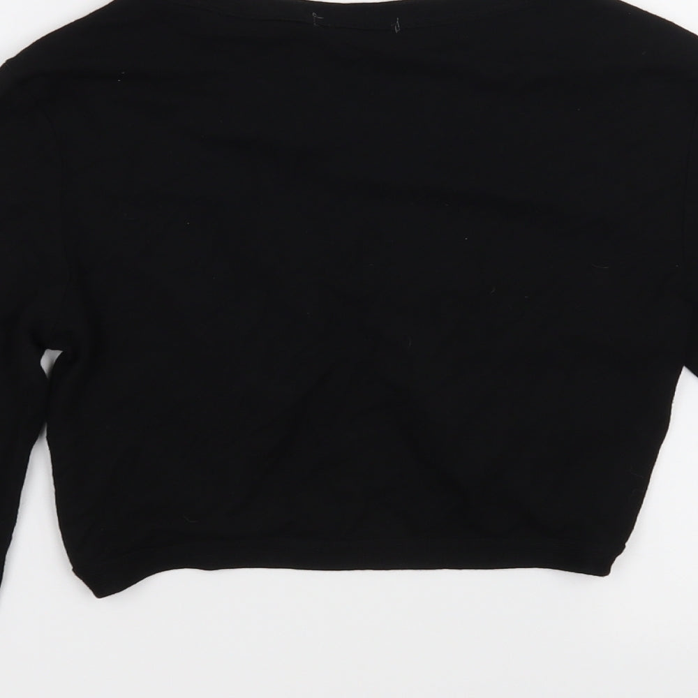 Zara Womens Black   Cardigan Jumper Size M